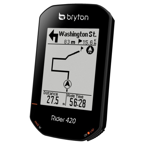 Bryton Rider 420H GPS Cycle Computer Bundle With Heart Rate Monitor