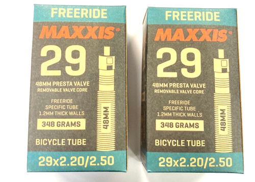 2x Maxxis Freeride Tube 29 x 2.0/2.50 Presta Valve - 48mm