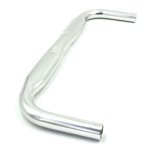 Nitto RB-036 Bullhorn Handlebars 31.8mm Clamp 400mm Wide In Silver