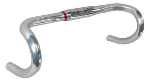 Nitto M106SSB Road Drop Compact Handlebars | 31.7mm Clamp | Silver | All Sizes