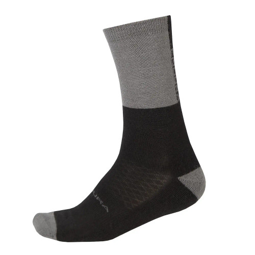 Endura BaaBaa Merino Winter Sock In Black Size L-XL