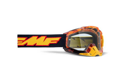 FMF POWERBOMB Youth Rocket Goggles In Spark With Clear Lens