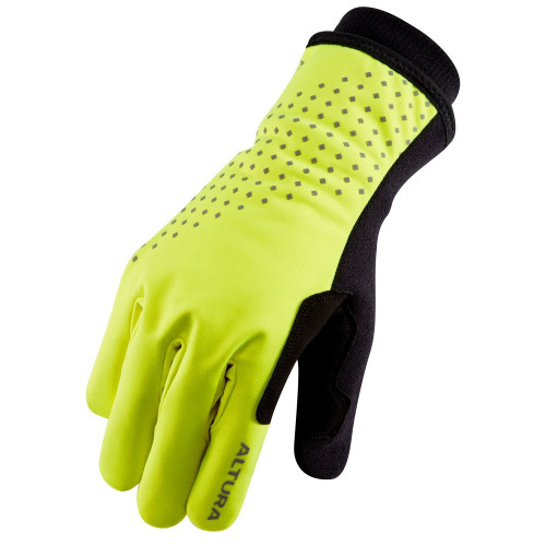 Altura Nightvision Unisex Waterproof Insulated Cycling Gloves In Yellow RRP £45