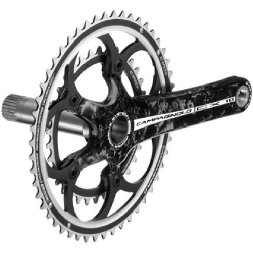 Campagnolo FC12 Centaur 10 Speed Carbon Power Torque Chainset In Black