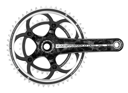 Campagnolo FC12 Centaur 10 Speed Carbon Power Torque Chainset In Black