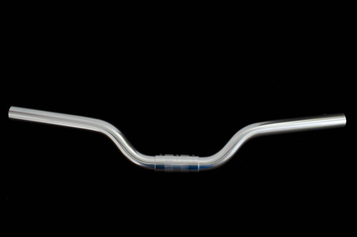 Nitto B220AA Riser Handlebar 25.4mm Clamp 480mm Width In Silver For Fixie MTB Town