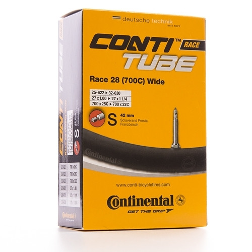 Continental Race 28 Wide Inner Tube 700 x 25-32 Presta Valve 42mm or 60mm For Road or Cyclocross