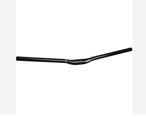 Nitto B206AA Nordeast Urban Riser Bar 525mm Width 25.4mm Clamp - Black