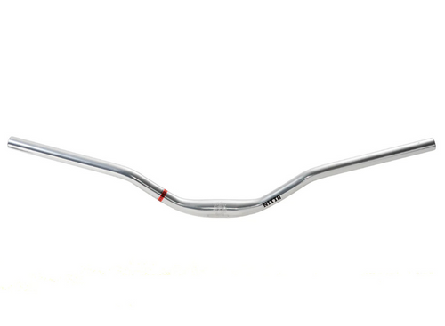 Nitto B801AA SSB 31.8mm Clamp 730mm Wide Riser Handlebars In Silver  *** UK Shipping Only Due to Width ****