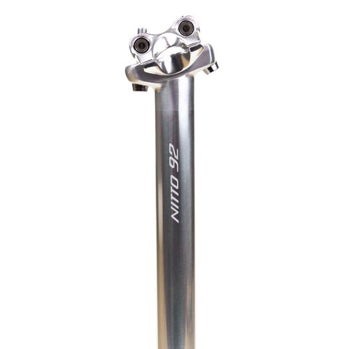 Nitto S92 300mm Inline Alloy Seatpost 27.2mm In Silver