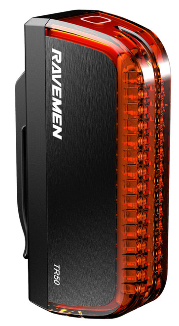 Ravemen TR50 USB Rechargeable Rear Light in Black | 50 Lumens |