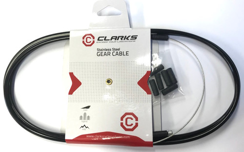 Clarks Stainless Steel MTB / Hybrid / Road Gear Cable Carded