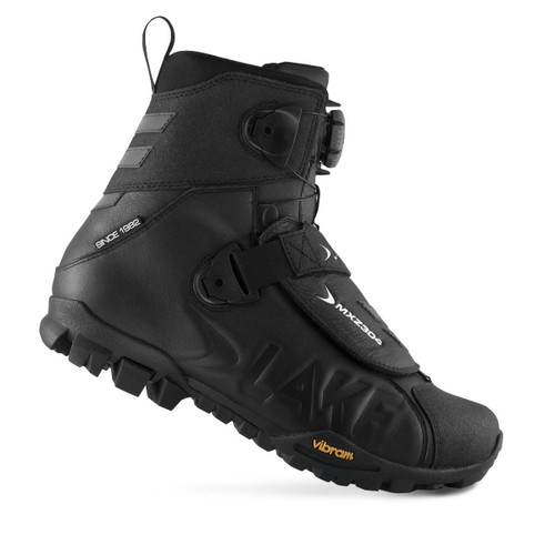 Lake MXZ304 Winter MTB Boot Standard Fit In Black