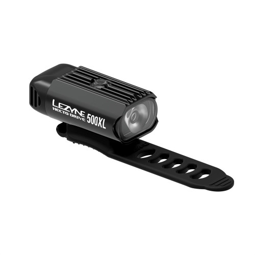 Lezyne Hecto Drive 500XL Front and Femto Rear Light Pair Black