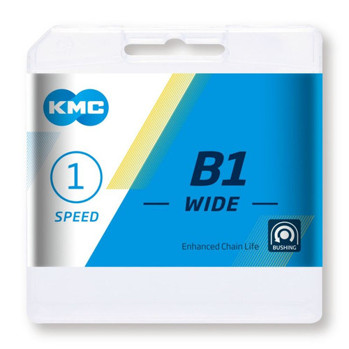 KMC B1 Wide Black 1 Speed 112L Chain