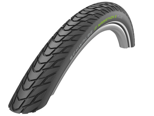 Schwalbe Marathon E-Plus Addix-E Performance Smart DualGuard Wired Tyre in Black