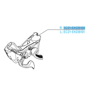 パーツ EC21-EKDB101 LH Ergo Ekar 13 w/o lever パーツ EC21-EKDB101 LH Ergo Ekar 13 w/o lever Campagnolo