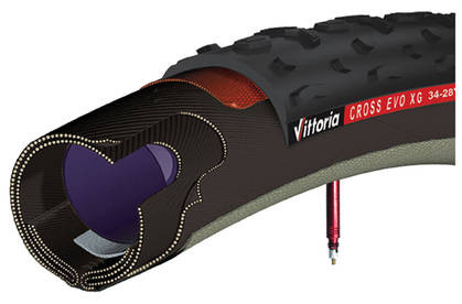 Vittoria Cross Evo XG Tubular Tyre For Intermediate Conditions All Sizes 320TPI
