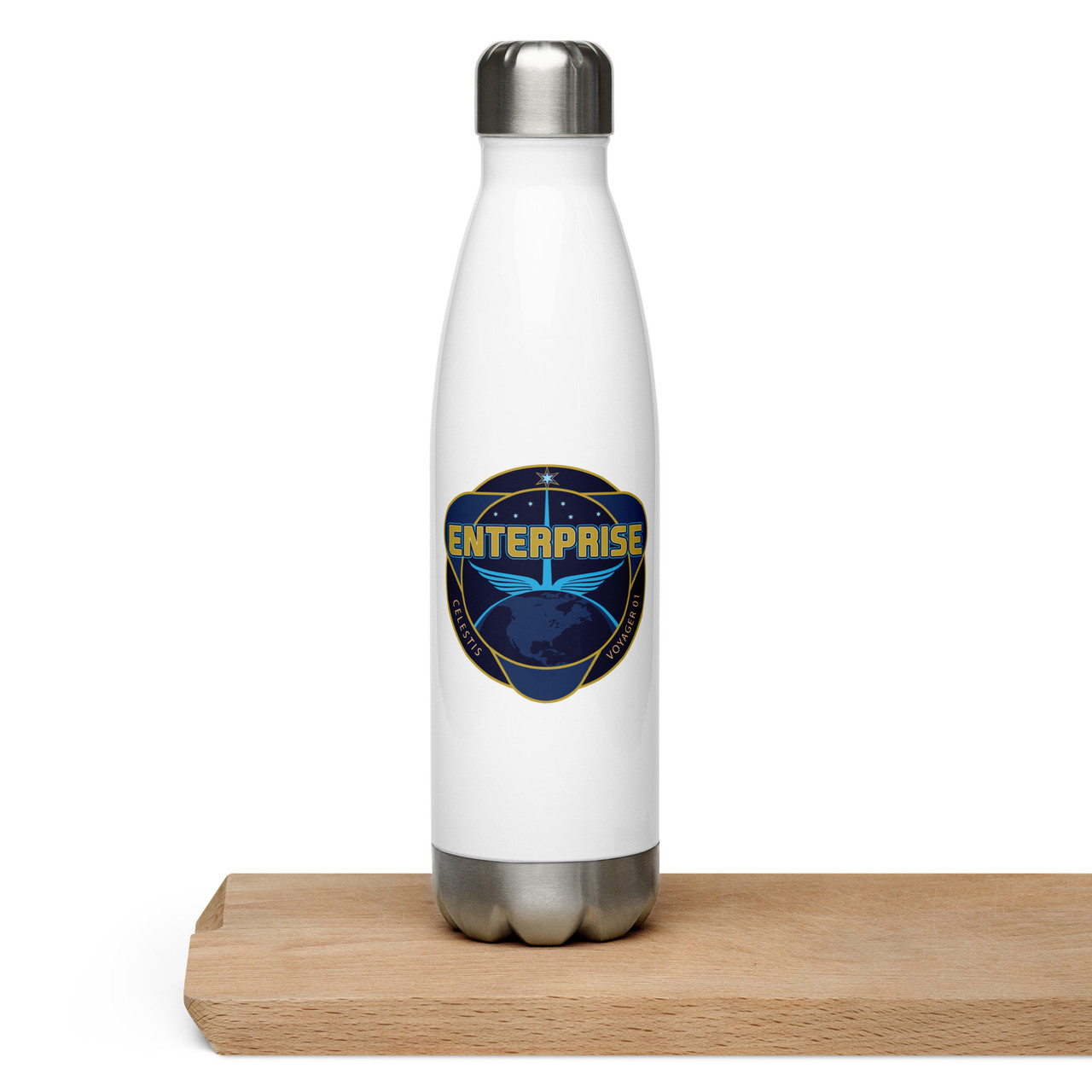 Stainless Steel Water Bottle  Enterprise Flight - Celestis Mementos