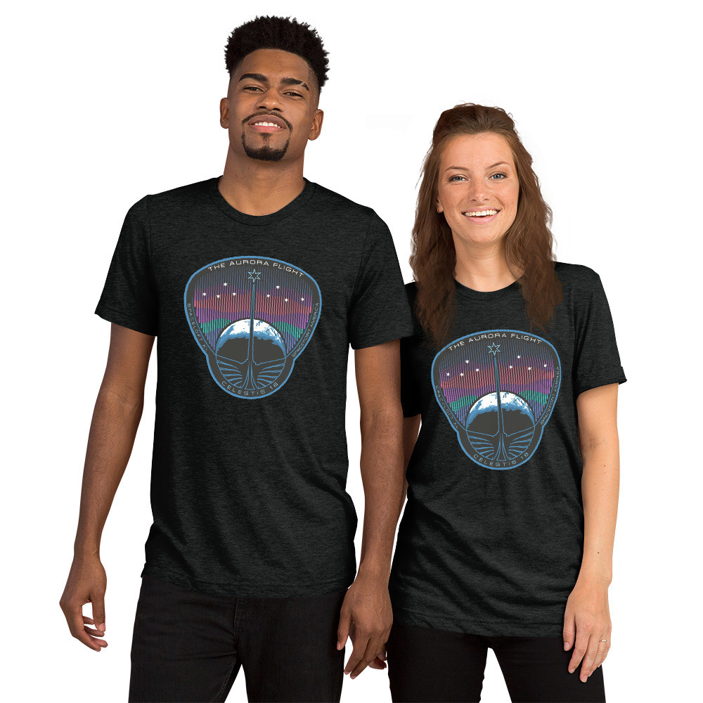 Aurora Flight | Unisex Tri-Blend T-Shirt - Celestis Mementos