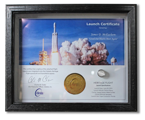 Celestis Memorial Spaceflight Replica Capsule Display Celestis Memorial Spaceflight Replica Capsule Display