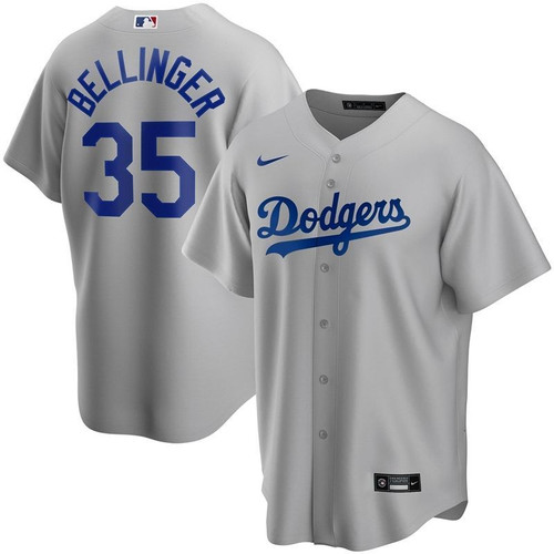 Los Angeles Dodgers Cody Bellinger #35 2020 Mlb Light Grey Jersey