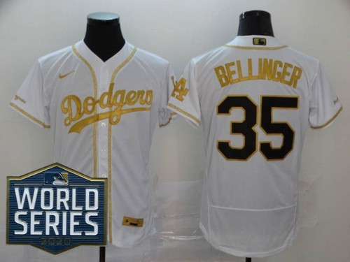 Los Angeles Dodgers Cody Bellinger#35 2020 Mlb White Jersey