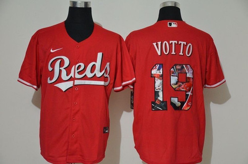 Cincinnati Reds Joey Votto #19 2020 Mlb Red Jersey