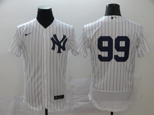 New York Yankees #99 Aaron Judge 2020 Mlb White Jersey