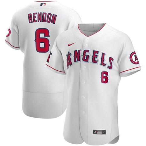 Los Angeles Angels Anthony Rendon #6 2020 Mlb White Jersey