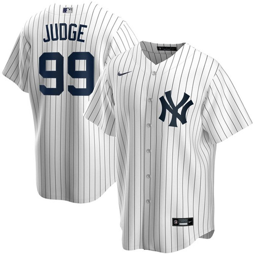 New York Yankees Aaron Judge #99 2020 Mlb White Jersey