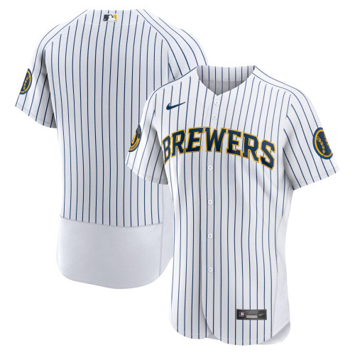 Milwaukee Brewers Nike Replica Replica Alternate  Team Jersey - White