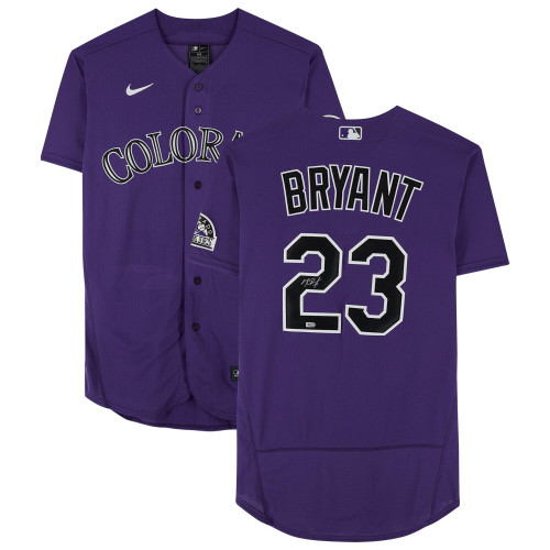 Kris Bryant Colorado Rockies Fanatics  Autographed Nike Replica Replica  Jersey