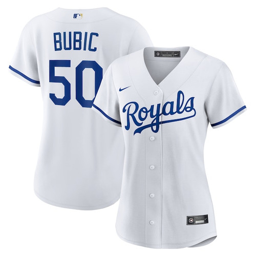 Women's Kansas City Royals Kris Bubic Nike White Home Replica Jersey