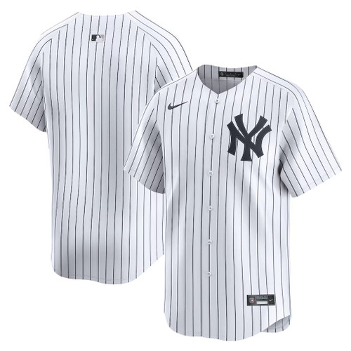 New York Yankees MLB Nike Home Limited Jersey – White