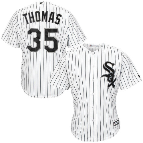 Frank Thomas Chicago White Sox Majestic Cool Base Player Jersey Jersey White 2021