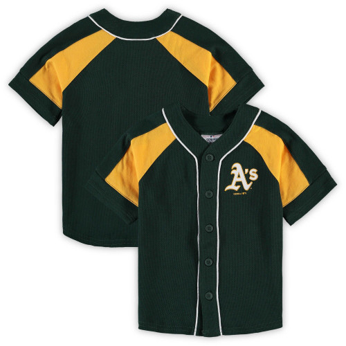 Toddler Green Oakland Athletics Outta The Dugout Fashion Jersey