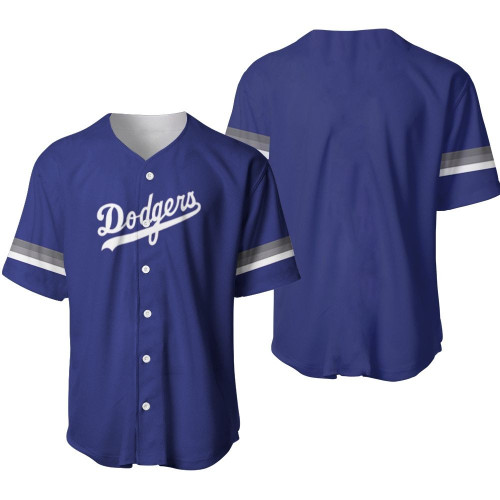 Los Angeles Dodgers Royal Jersey Inspired Style Baseball Jersey