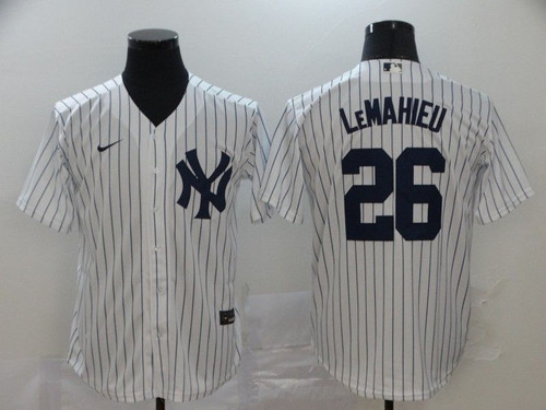 New York Yankees Dj Lemahieu #26 2020 Mlb White Jersey