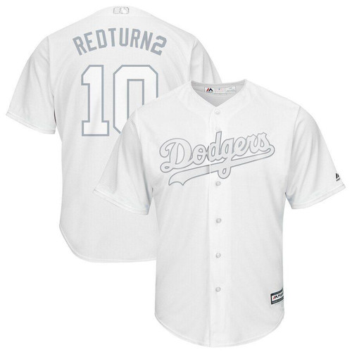 Justin Turner RedTurn2 Los Angeles Dodgers Majestic 2019 Players Weekend Player Jersey White 2019