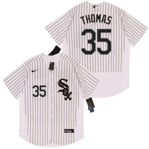 Chicago White Sox Frank Thomas #35 2020 MLB White Jersey