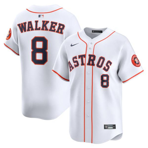 Men's Houston Astros Christian Walker Nike White Home Limited Player Jersey