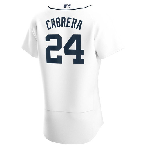 Detroit Tigers 2020 Mlb Miguel Cabrera #24 White Jersey