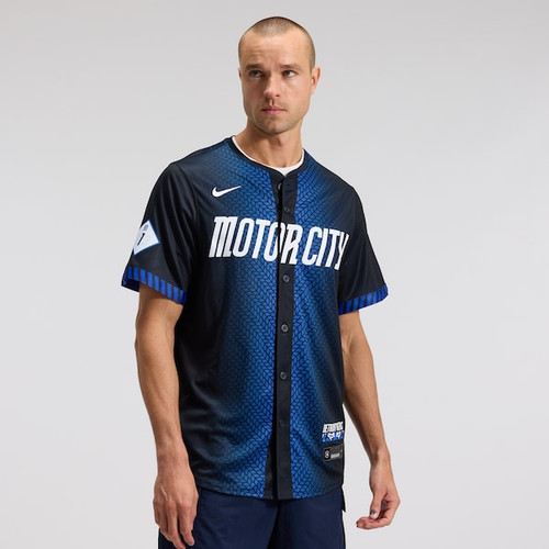 Men's Detroit Tigers Nike Blue City Connect Limited Jersey