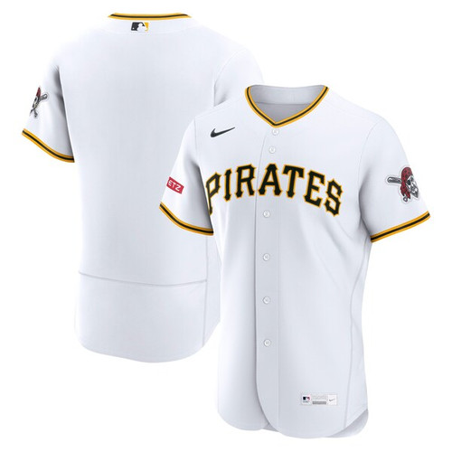 Men's Pittsburgh Pirates Nike White Home  Jersey