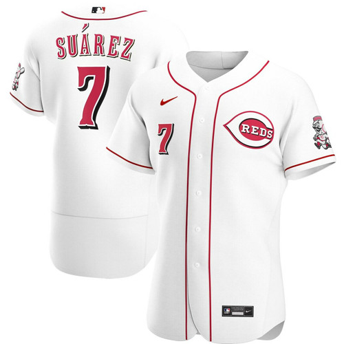 Men'S Cincinnati Reds Eugenio Suarez White Home Player Baseball Jersey Mlb Baseball Jersey1272