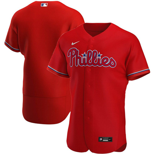 Men'S Philadelphia Phillies Red Alternate Team Baseball Jersey Mlb Baseball Jersey871