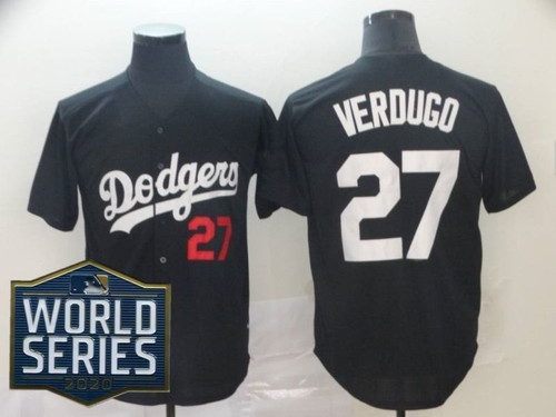 Los Angeles Dodgers Alex Verdugo #27 2020 Mlb Black Jersey
