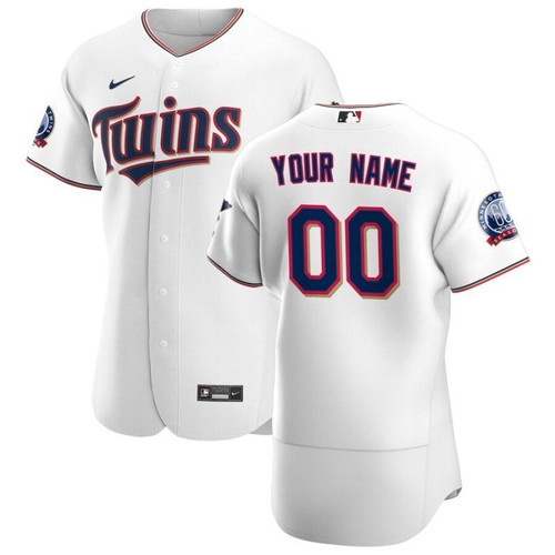 Minnesota Twins 2020 Mlb Personalized Custom White Custom Jersey