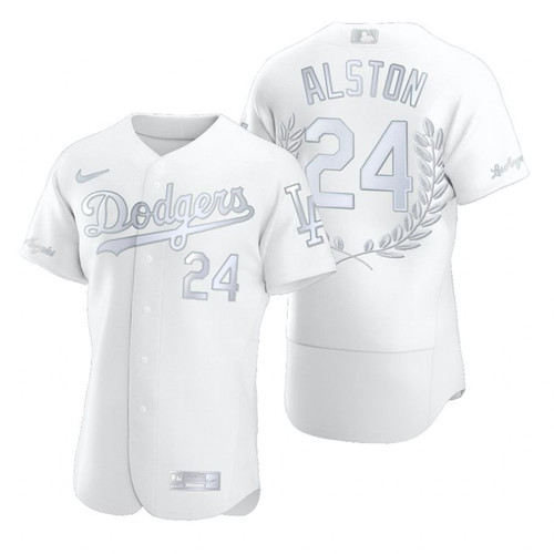 Los Angeles Dodgers Walter Alston #24 2020 Mlb White Jersey